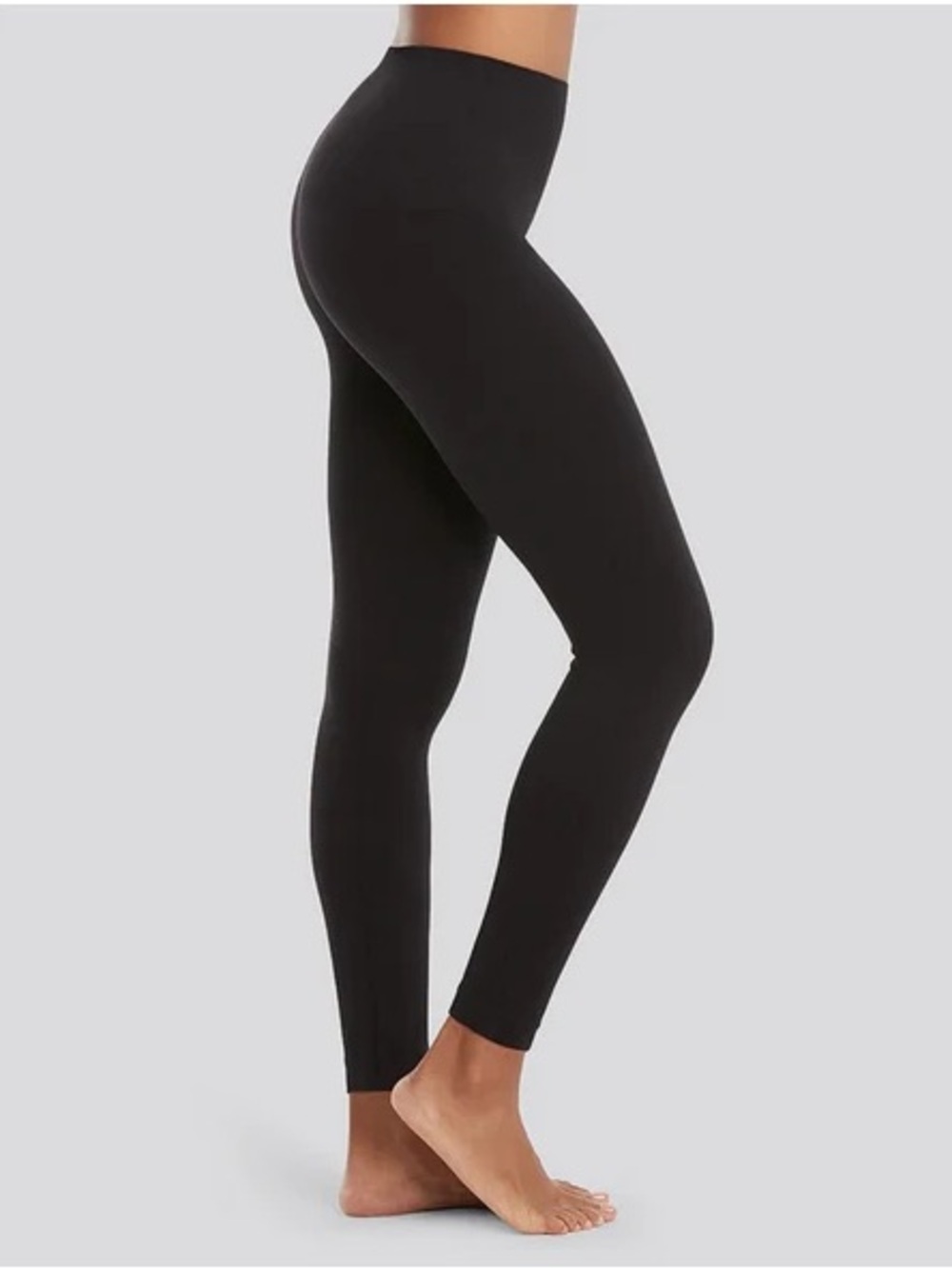 SPANX Black High-Waist Pointe Angle Leggings